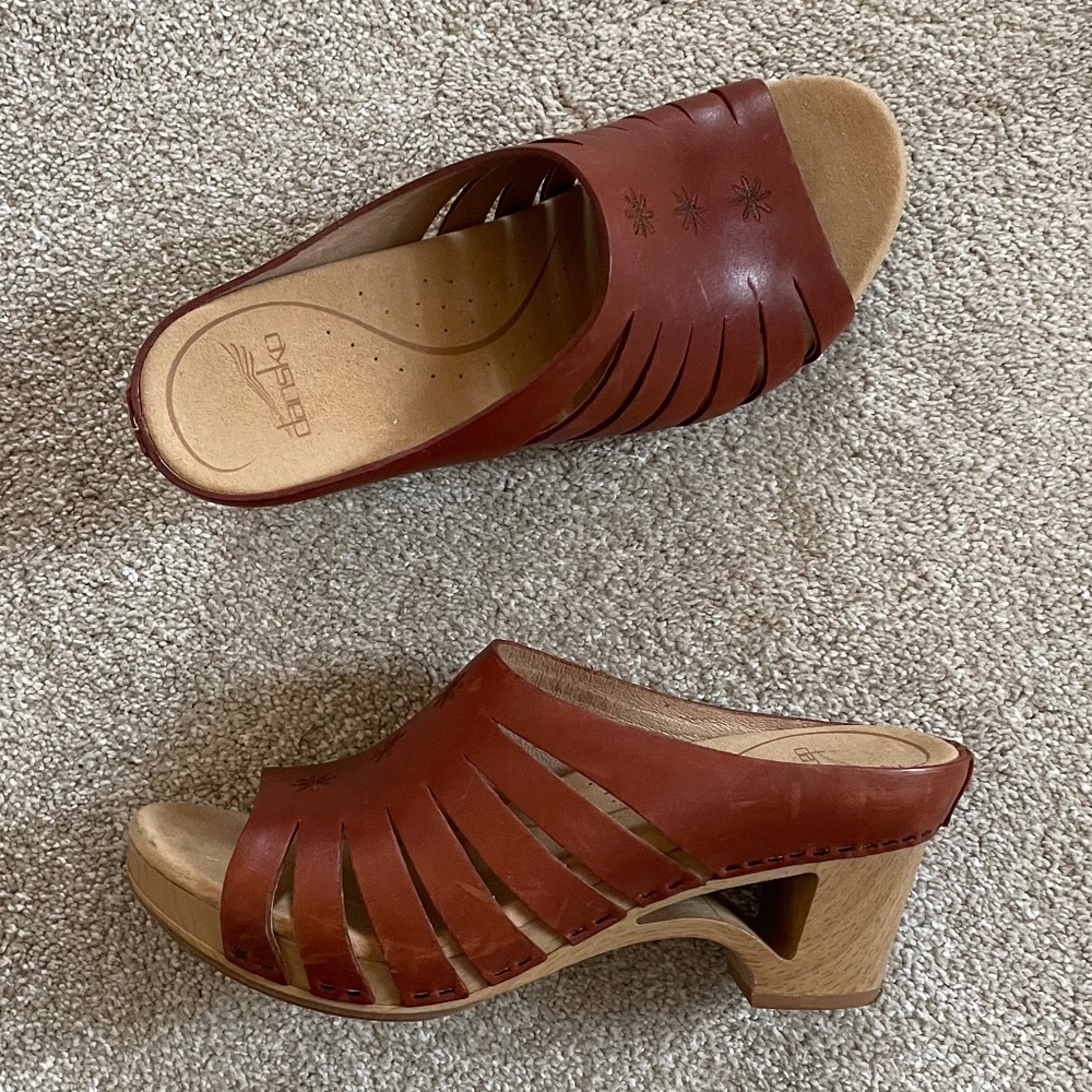 Dansko Leather Slide